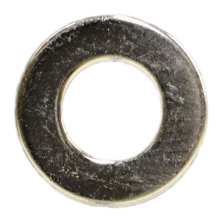 Midwest Fastener Flat Washer, For Screw Size #10 , 18-8 Stainless Steel Polished Finish, 20 PK 33461